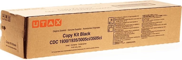 Toner, Utax, 653011010 / 1T02LK0UTC, 25,000 faqe, standard, zi