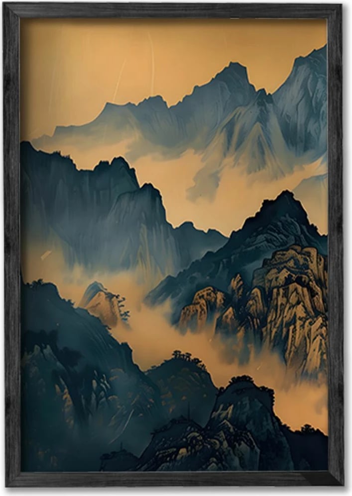 Set pikturash dekorative me kornizë (3 copë), Wallity, Ersy3Syhcrv55