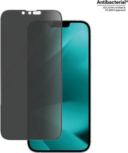 Xham i temperuar PanzerGlass Ultra-Wide Fit Privacy për iPhone 14 Plus/13 Pro Max, Antibakterial
