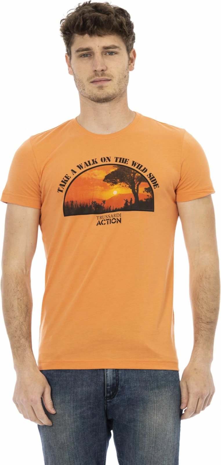 Maicë për meshkuj Trussardi, e portokalltë