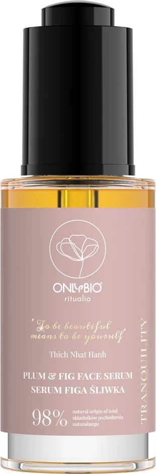 Serumi për fytyrë për femra OnlyBio Ritualia Tranquility Fig & Plum, 30ml