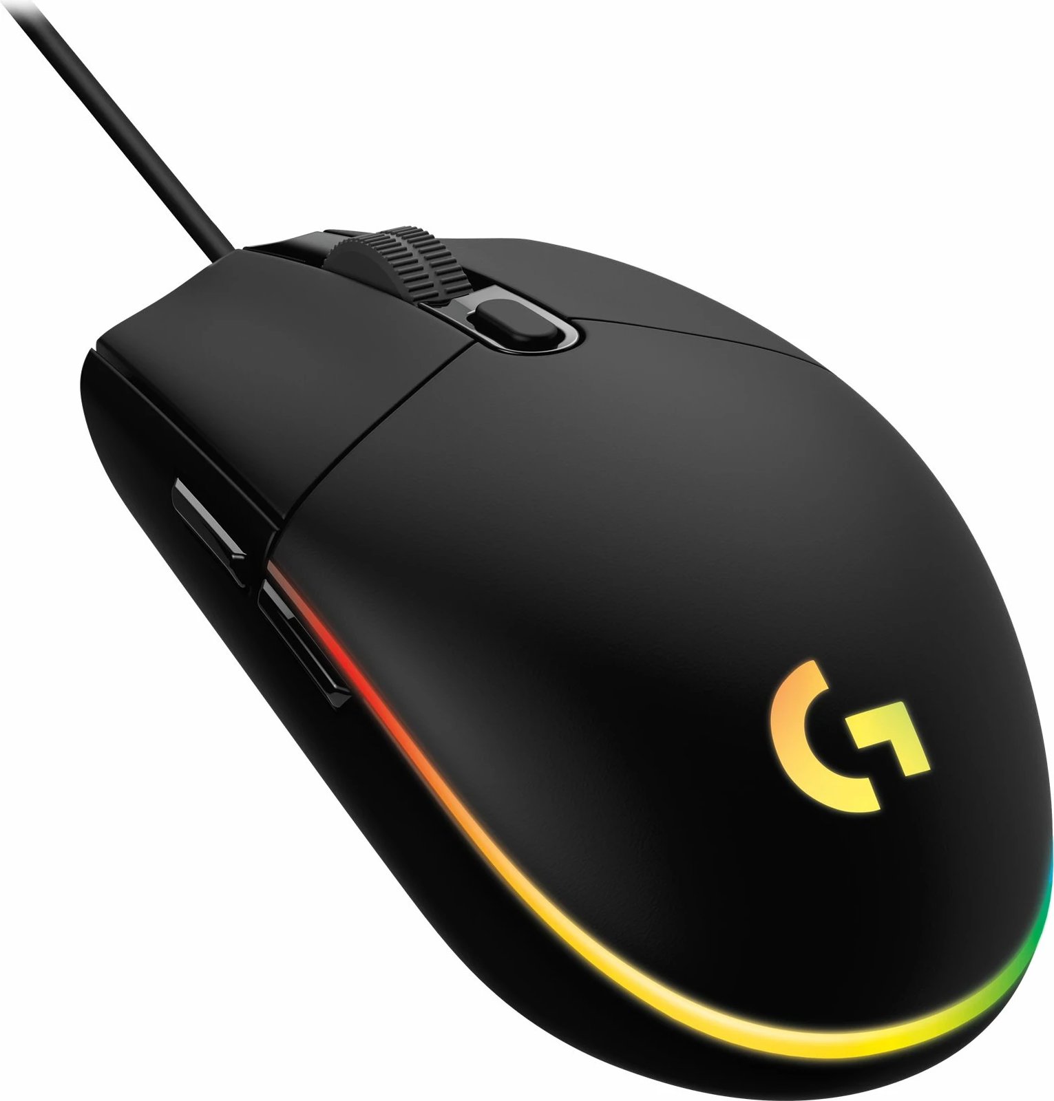 Maus Logitech G203 LIGHTSYNC - USB, e zezë