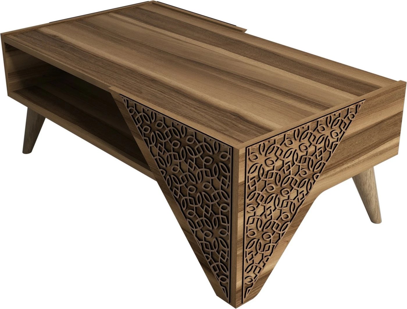 Tavolinë për kafe Hanah Home, Beril, ngjyrë arre