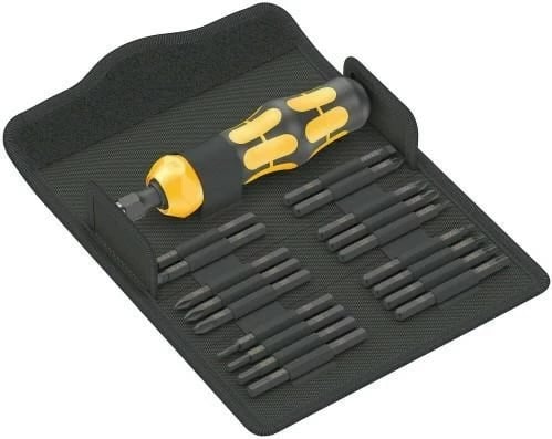 Set kaçavidash manuale WERA 05018110001 me dorëzë plastike, me kuti, e zezë