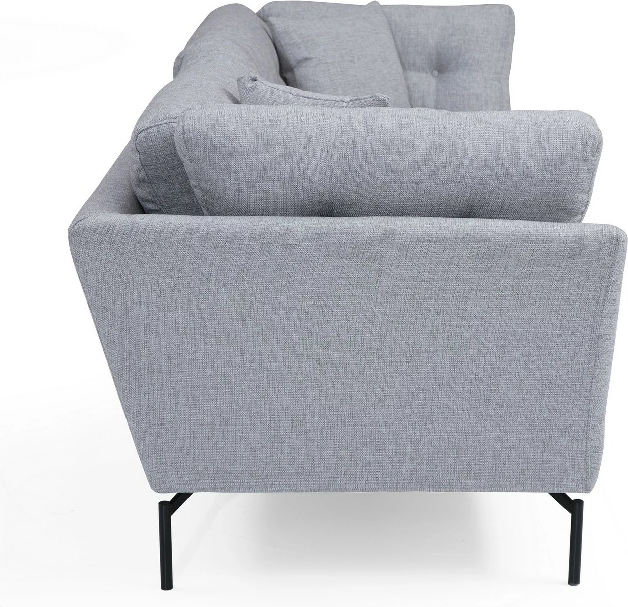 Divan treshe Atelier del Sofa, Mapa 3 vendësh, ngjyrë gri