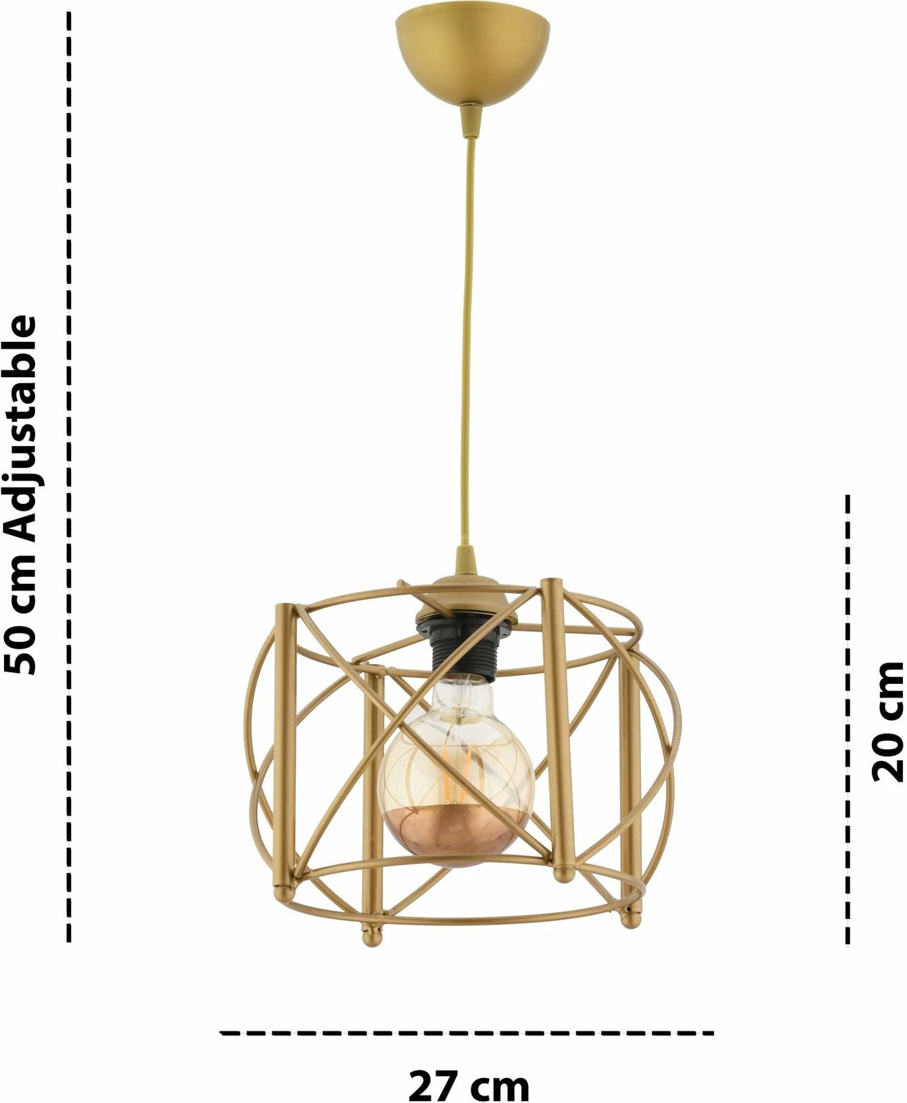 Llambë tavani Opviq, Strazci, ngjyrë ari