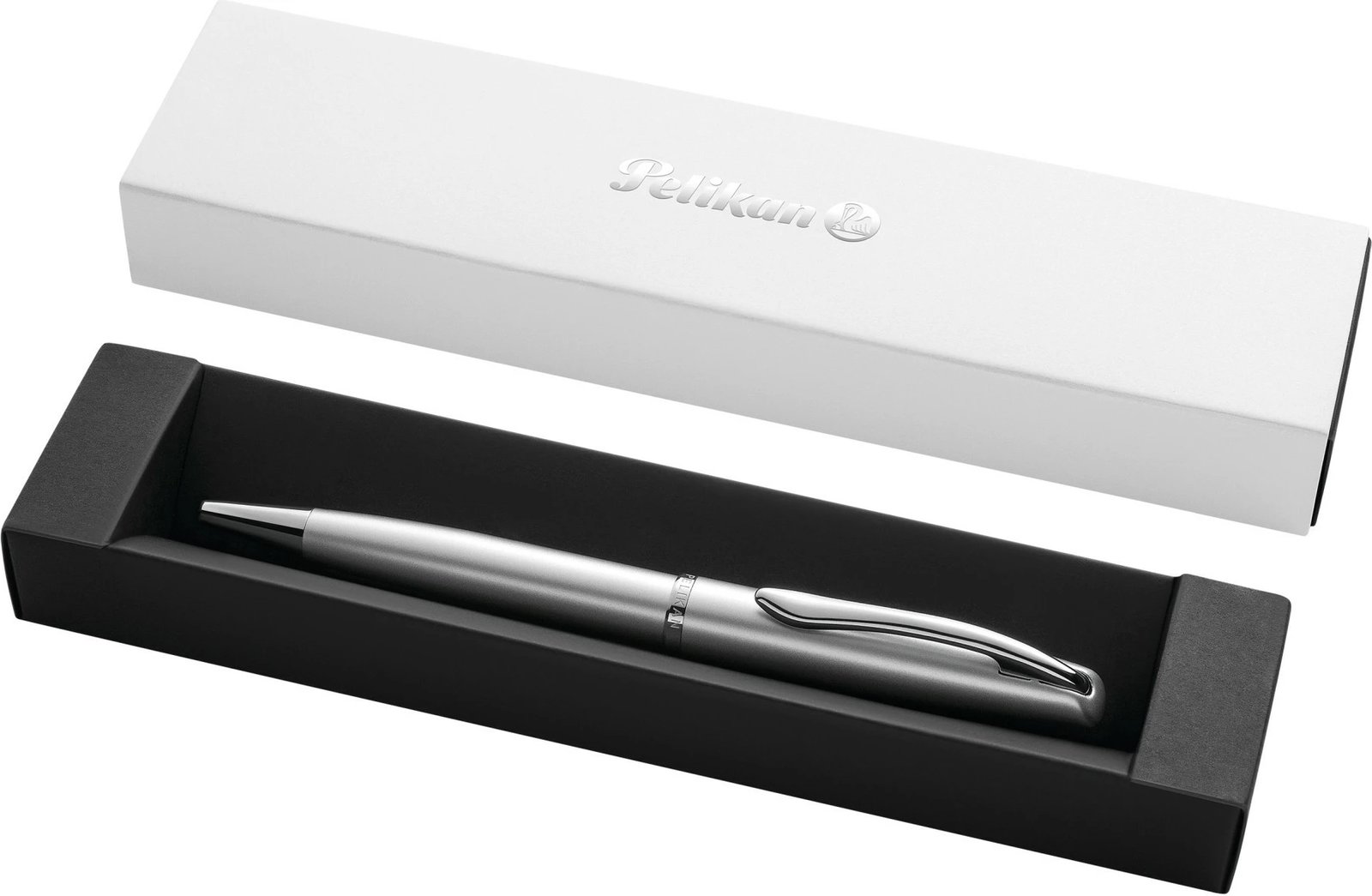 Stilolaps metalik Pelikan Jazz Noble Elegance K36, twist, rimbushës, ngjyrë argjendi