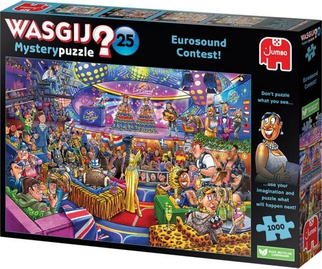 Puzzle, Jumbo Spiele, Wasgij Mystery 25 Eurosound Contest, 1000 copë, 68 x 49 cm