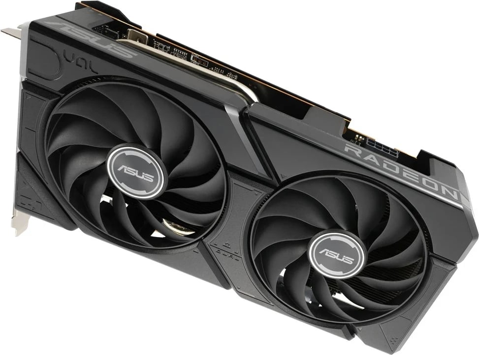 Kartelë grafike ASUS Dual RX7600-O8G-EVO, 8 GB GDDR6, E zezë