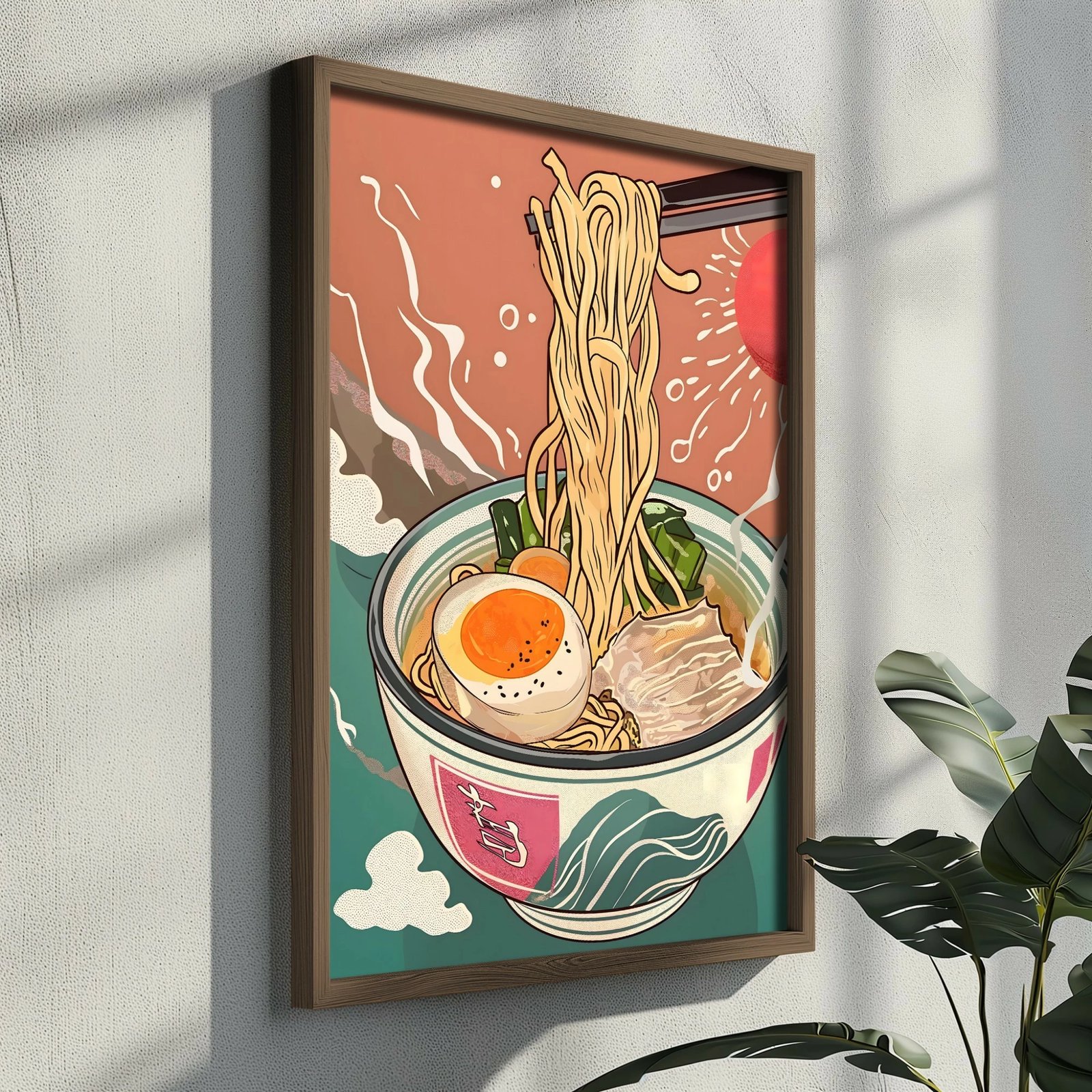 Pikturë dekorative me kornizë MDF, shumëngjyrëshe, GE207-L