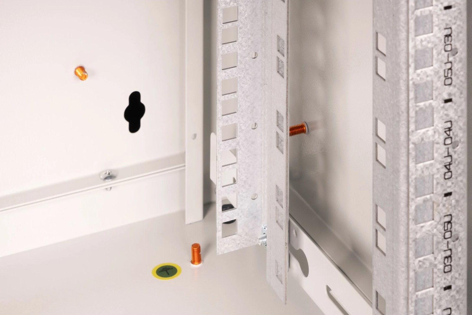 Kasë muri Digitus Unique 7U 420x600x450mm, xham, gri