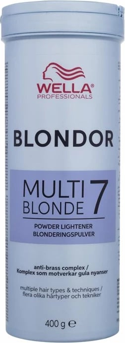 Ngjyrë për flokë për femra Wella Professionals Blondor Multi Blonde 7, 400g