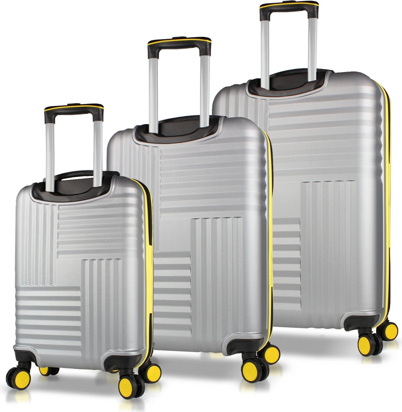 Set valixhesh (3 copë), Zoozie Bags, 8098, ngjyrë gri