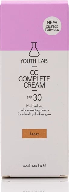 Krem Pudër Youth Lab CC, SPF30, Honey, 40 ml