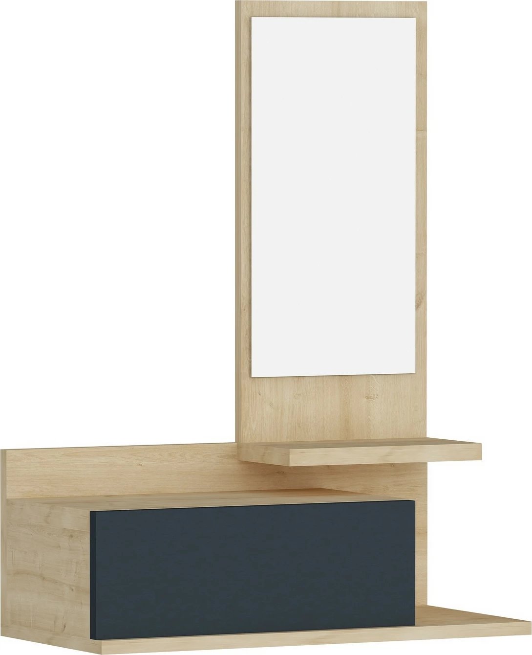 Stendë korridori Hanah Home, Rozella, ngjyrë lis dhe antracit, me pasqyrë dhe sirtar