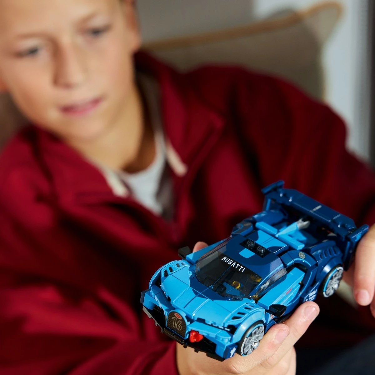 set konstruktues LEGO Speed Champions Bugatti Vision Gran Turismo 77253, 284 pjesë, për moshat 9+, blu