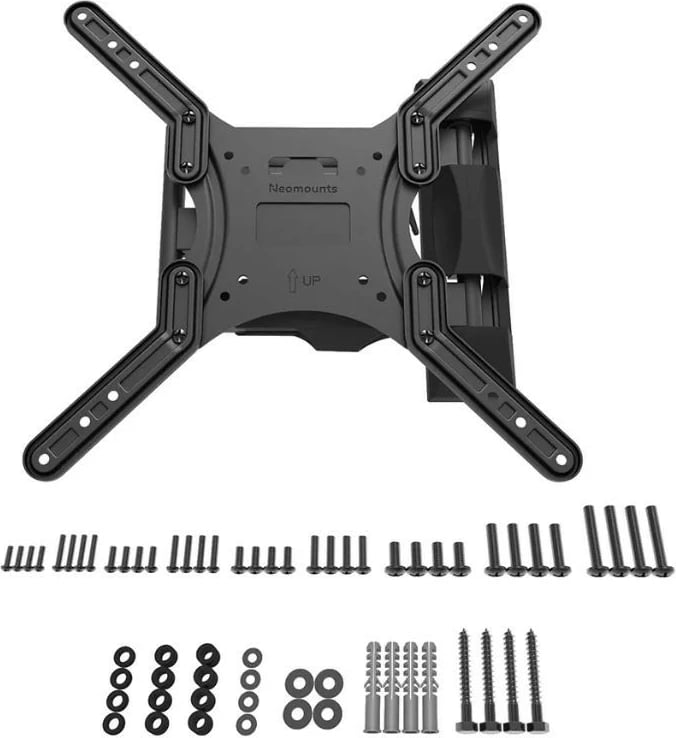 Mbajtëse muri për TV/monitor Neomounts WL40-550BL14, 32-55 inç, Metal, E zezë