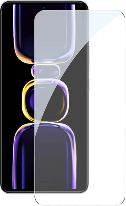 Mbështjellës xhami i temperuar Baseus për Redmi K60/K60 Pro, transparent