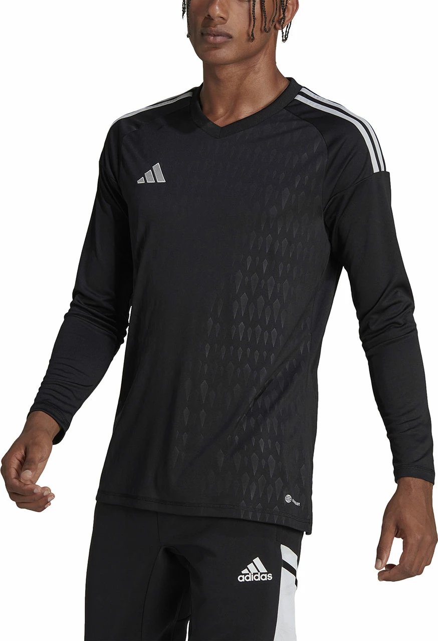 Fanellë portieri për meshkuj adidas, e zezë