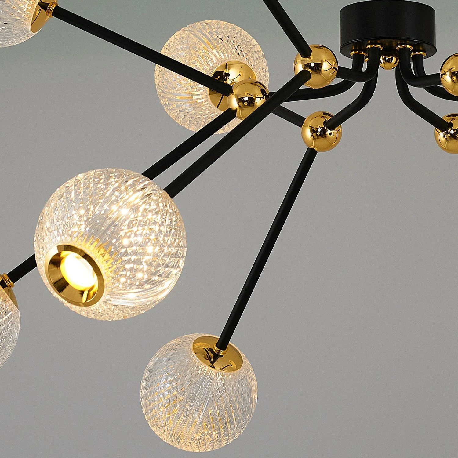 Llambë tavani Opviq, L1411, e zezë