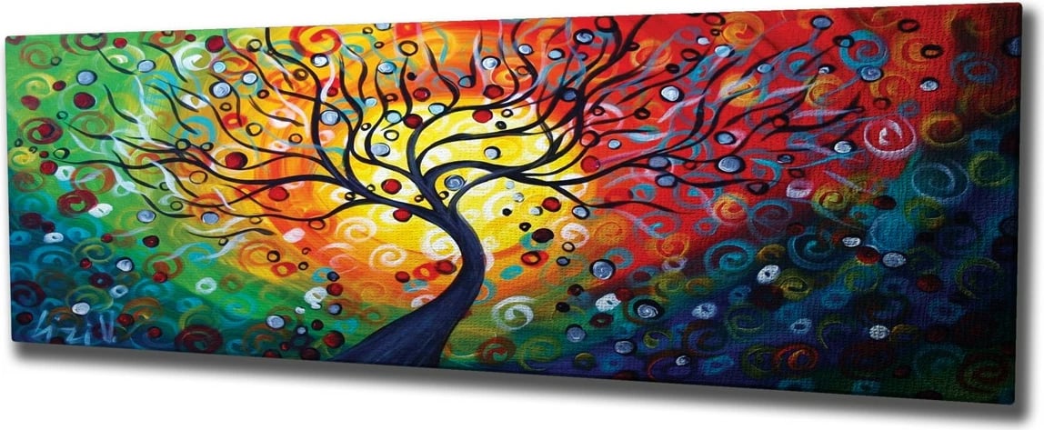 Pikturë dekorative në kanavacë Wallity, PC197, shumëngjyrëshe, 30x80cm