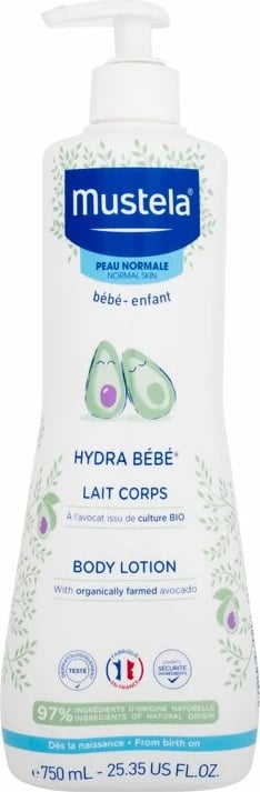 Losion trupi Mustela Hydra Bébé për fëmijë, 750ml Losion trupi Mustela Hydra Bébé për fëmijë, 750ml