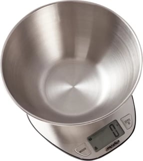 Peshore kuzhine Adler MS 3152, kapacitet 5kg, saktësi 1g, tas 2L, çelik inox, INOX