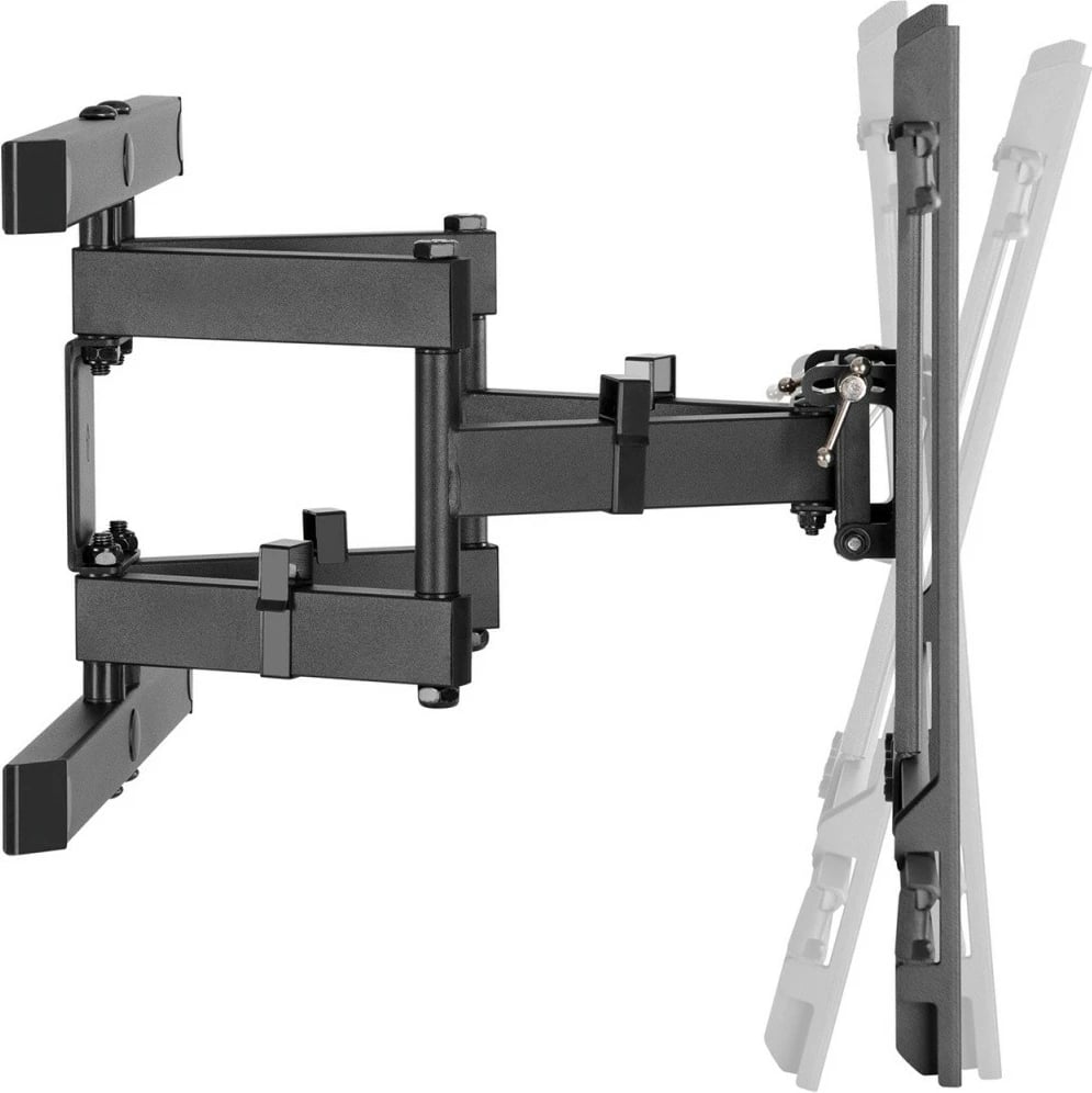 Mbajtëse muri për TV Maclean MC-881, për ekrane 37-80 inç, deri 60 kg, Metal, E zezë