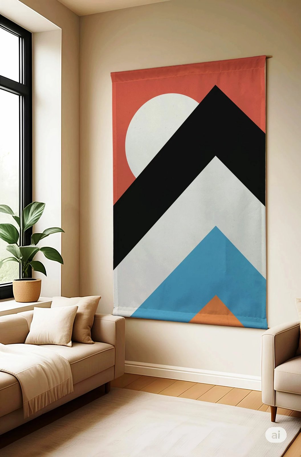 Pikturë dekorative poliestër, Wallity Polybaby 10, 70x120cm