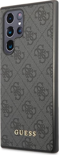 Mbështjellës Guess 4G Metal Gold Logo për Samsung Galaxy S24 Ultra, i zi Mbështjellës Guess 4G Metal Gold Logo për Samsung Galaxy S24 Ultra, i zi