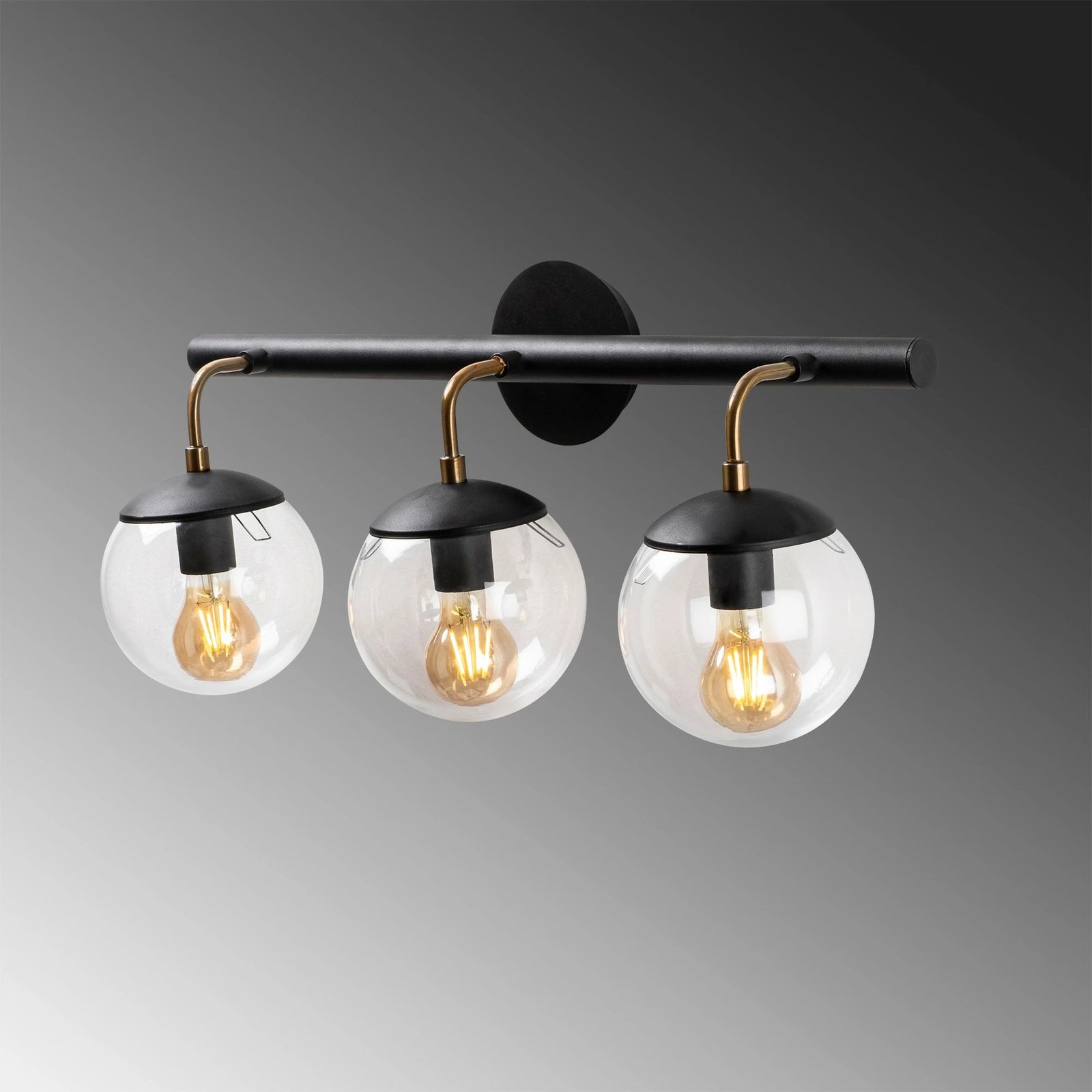 Llambë muri industriale Opviq, Gondol - 3032, e zezë