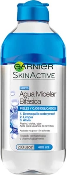 Ujë micelar bifazik Garnier Skin Active 400ml