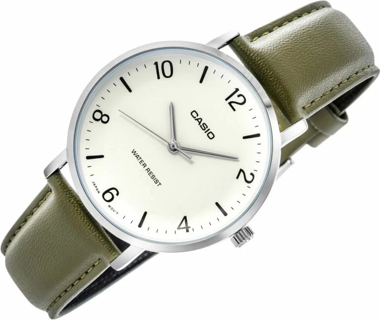 Orë dore për meshkuj CASIO, olive