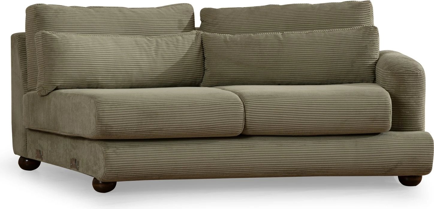 Kauç katër vendësh, ngjyrë e gjelbër, River 4 Seater Right (L2-Xc Right)