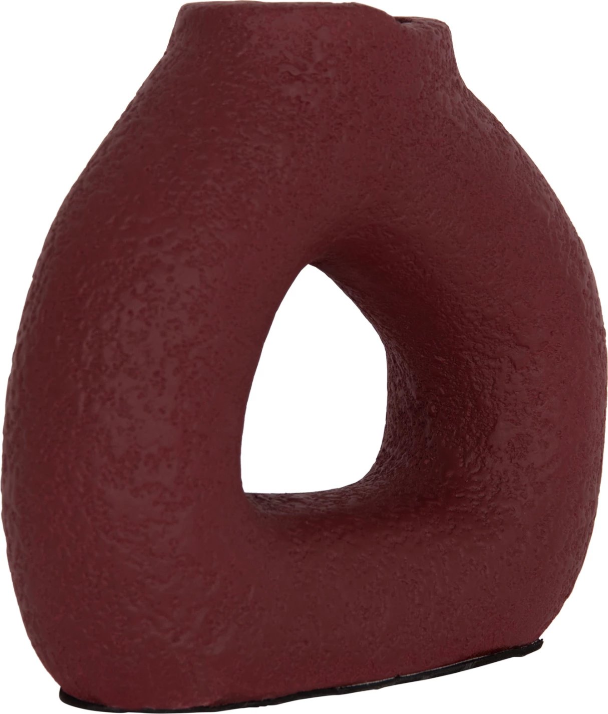 Vazo dekorative tavoline DECANT, terrakotë, ngjyrë e kuqe e errët, FH4667.06S, 17.5x6.5x17cm