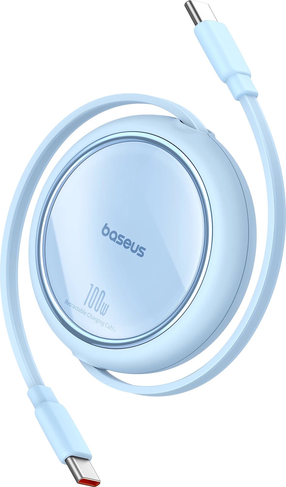 Kabllo Baseus Free2Draw Mini USB-C në USB-C, 100W, 1m, kaltër