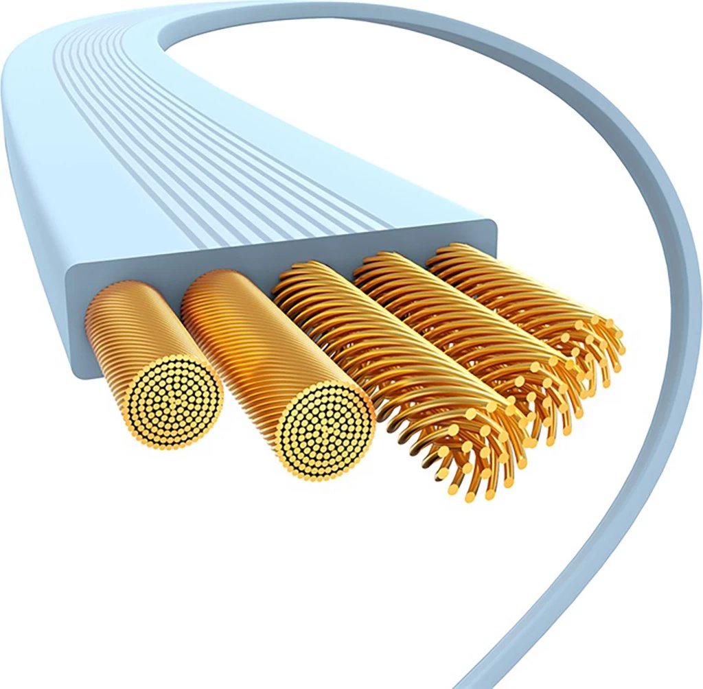 Kabllo karikimi Baseus Free2Pull, USB-C në Lightning, 1m, 20W, kaltër