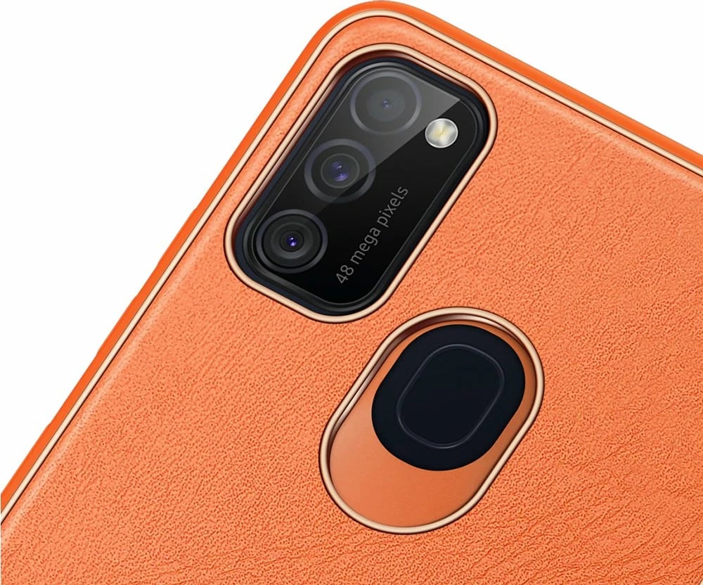 Mbështjellës Dux Ducis Yolo për Samsung Galaxy M30s, portokalli