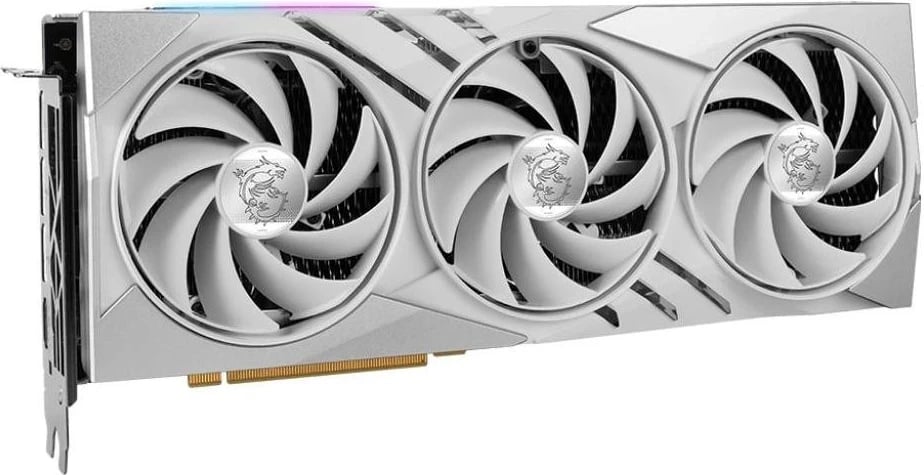 Kartë Grafike MSI GeForce RTX 4070 Ti SUPER GAMING X SLIM WHITE, 16GB DLSS 3