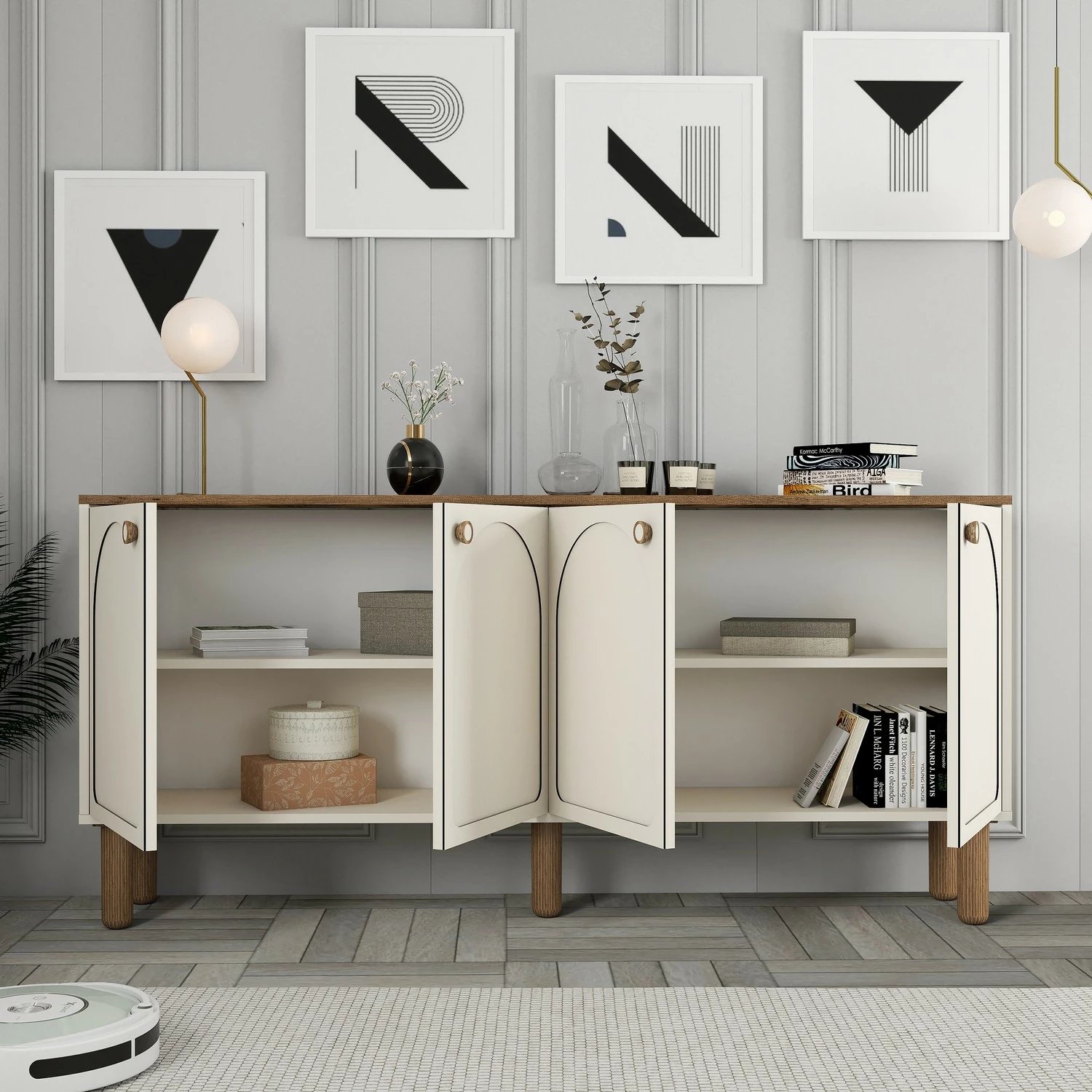 Konsol krem Skye Decor, Bohem 849