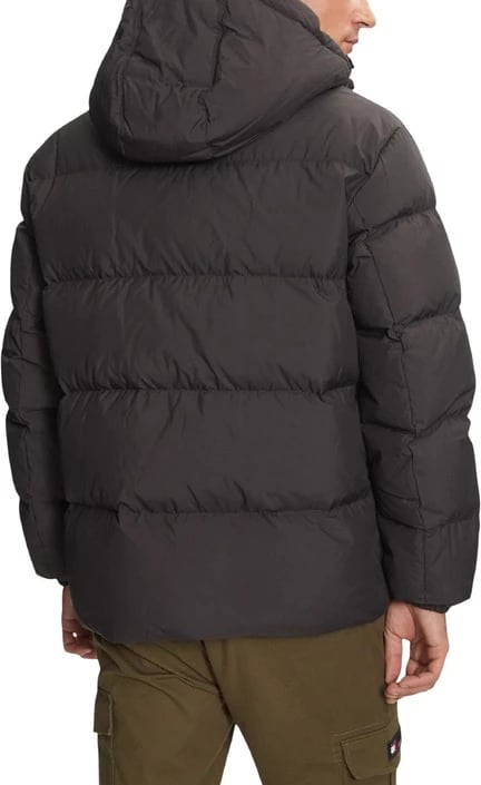 Jakne Tommy Hilfiger Jeans për meshkuj, e zezë