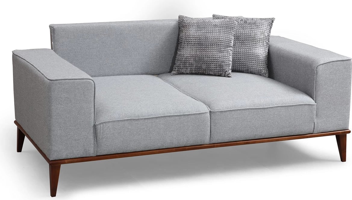 Divan-krevat dy vendësh Montana, ngjyrë gri