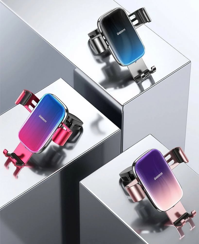 Mbajtës graviteti për celular Baseus Glaze SUYL-LG01, për grilë ajri, i zi