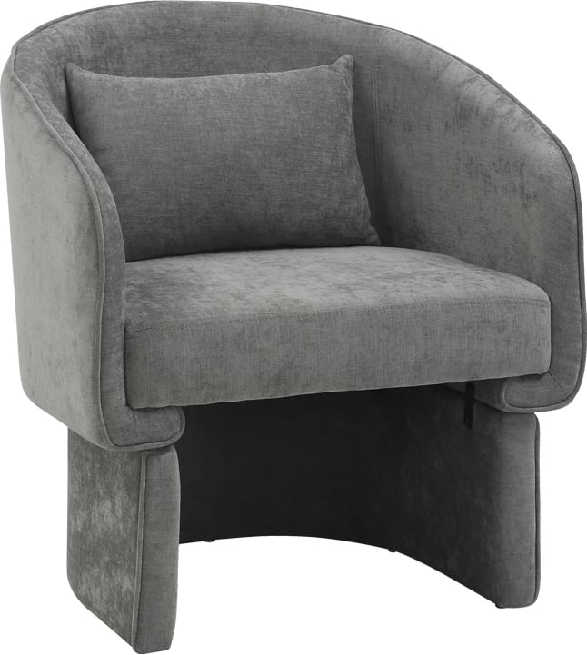 Karrige Playmob, stof, ngjyrë gri, 69x65x79cm