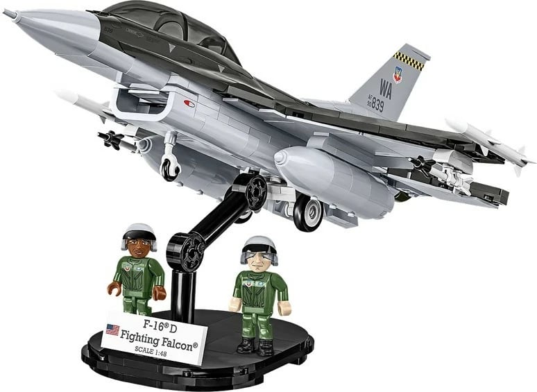 Set blloqesh ndërtimi, Cobi, COBI-5914 F-16D Fighting Falcon, shkallë 1:48, 436 pjesë, 2 figura