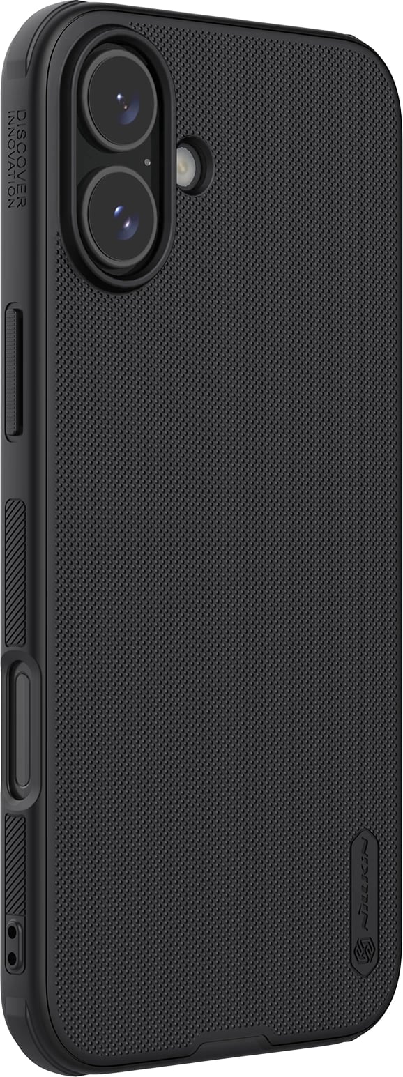 Mbështjellës Nillkin Super Frosted Shield Pro për iPhone 16, i zi