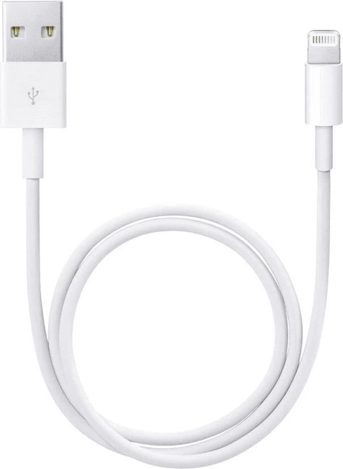 Kabëll karikimi Apple ME291ZM/A Lightning në USB-A 0.5 m, i bardhë