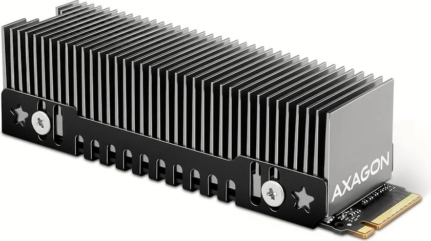 Ftohës pasiv për SSD M.2 NVMe Axagon CLR-M2XT, alumini, i zi/gri