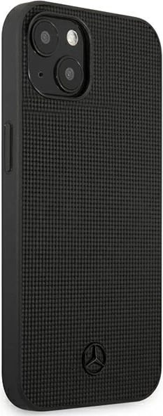 Mbështjellës Mercedes MEHCP13MMBLBK për iPhone 13 6.1", lëkurë, i zi