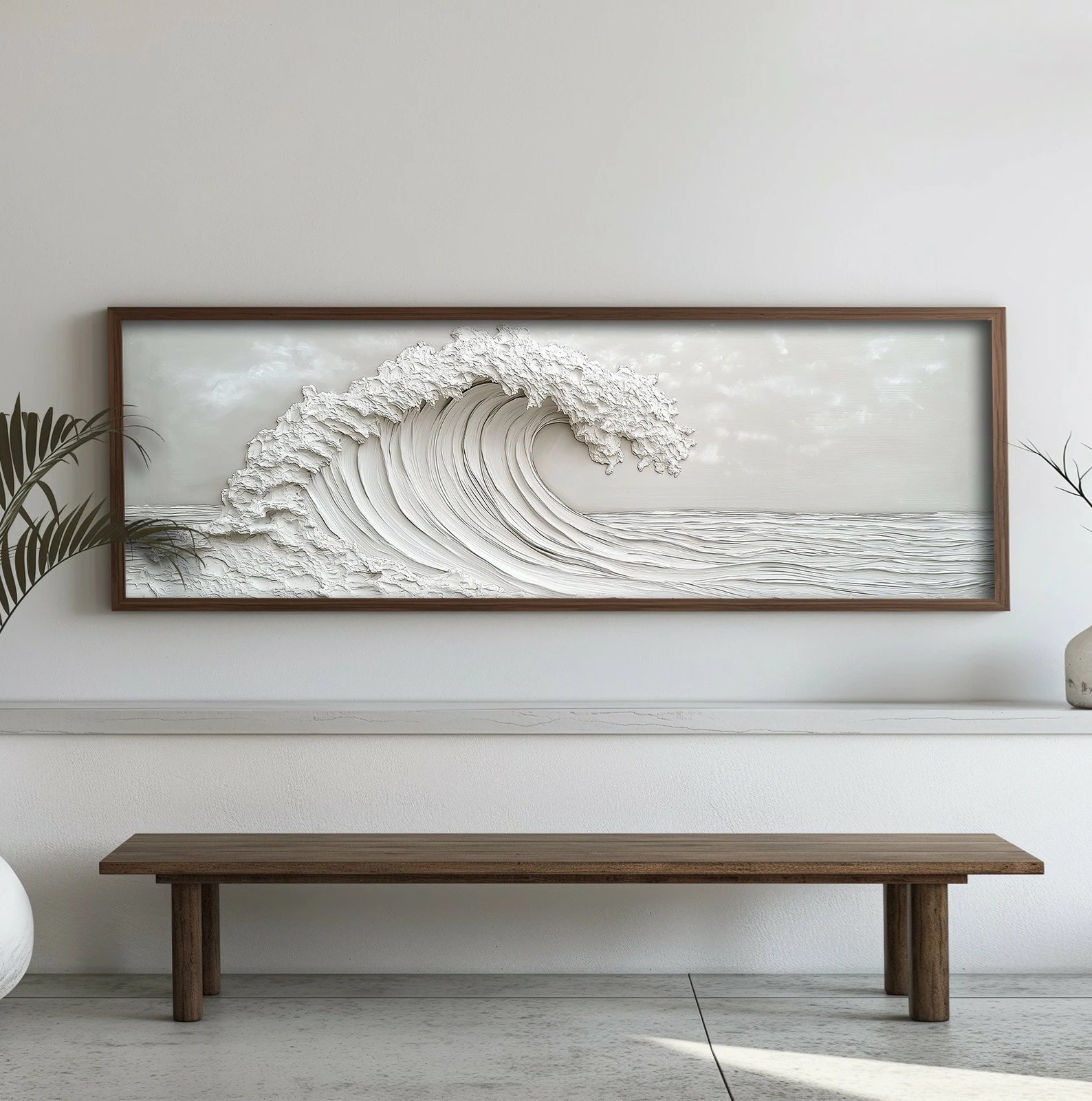 Pikturë dekorative me kornizë MDF, Wallity, EMR022, shumëngjyrëshe